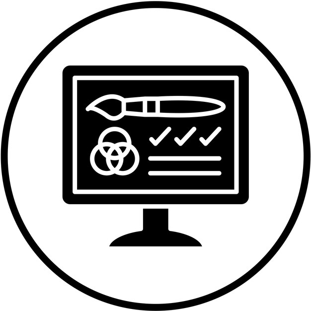 Vector Design Color Correction Icon Style