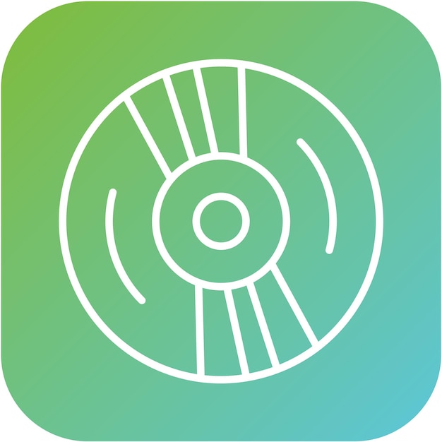 vector design compact disk icon style