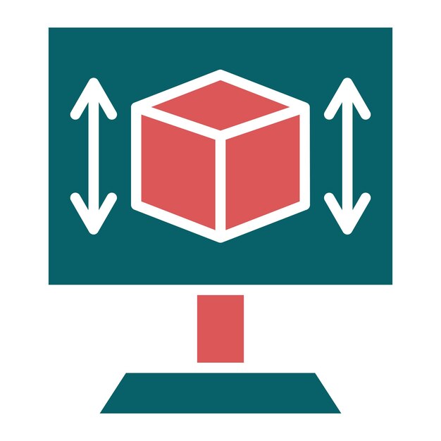 vector design computer aided design icon style