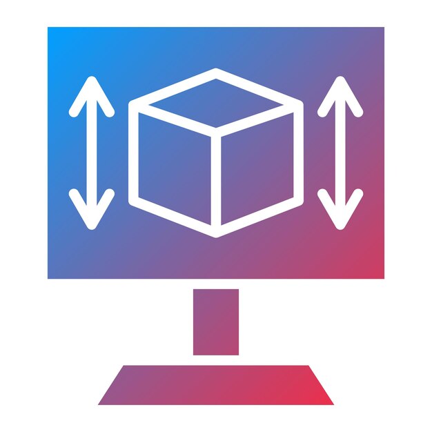 vector design computer aided design icon style