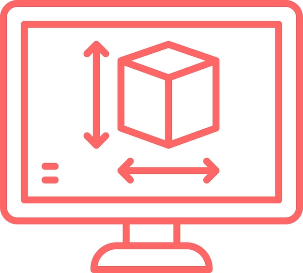 vector design computer aided design icon style