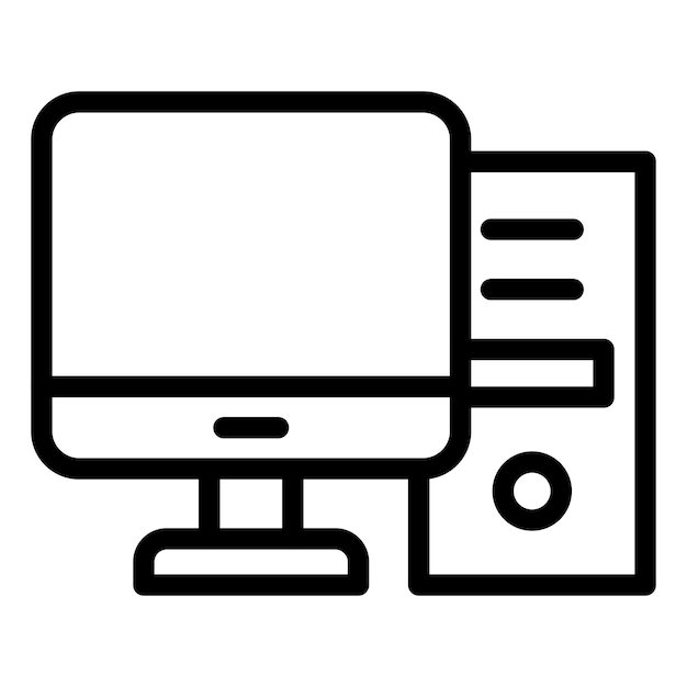 vector design computer icon style
