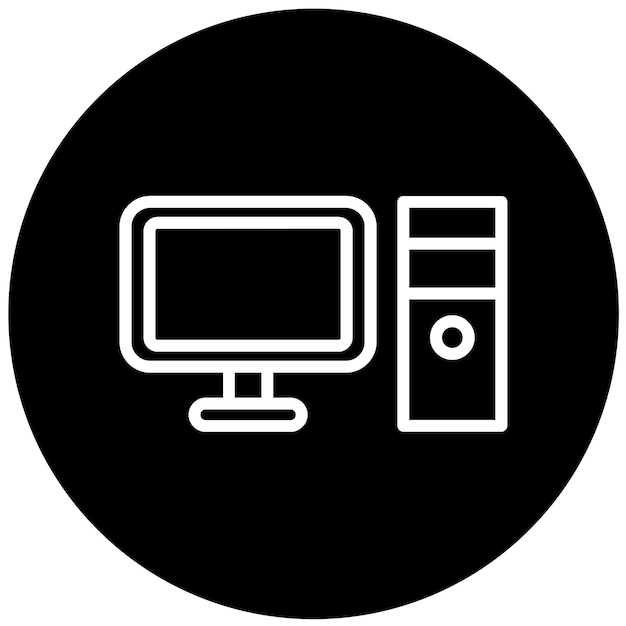 vector design computer icon style