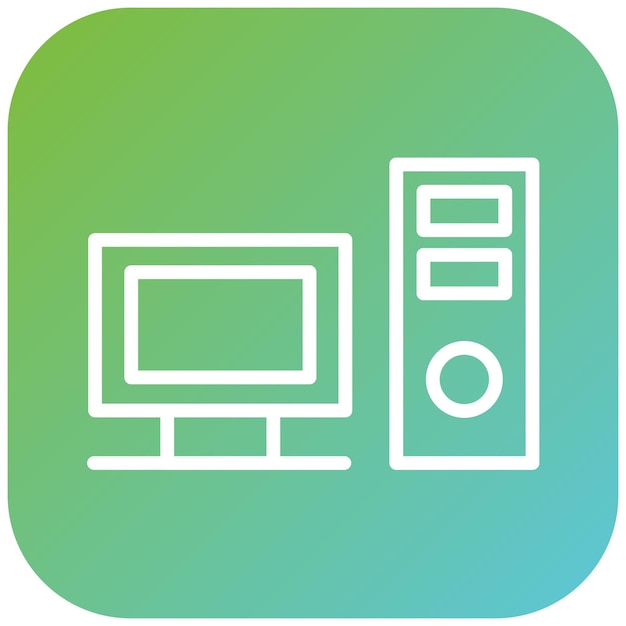 vector design computer icon style