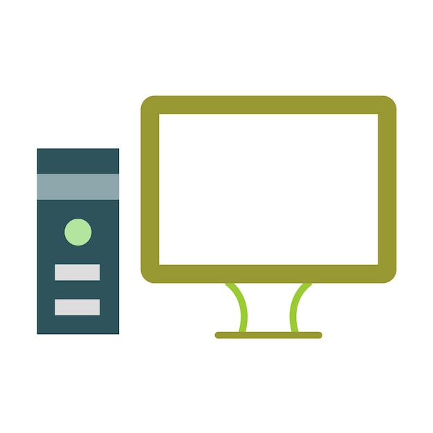vector design computer icon style
