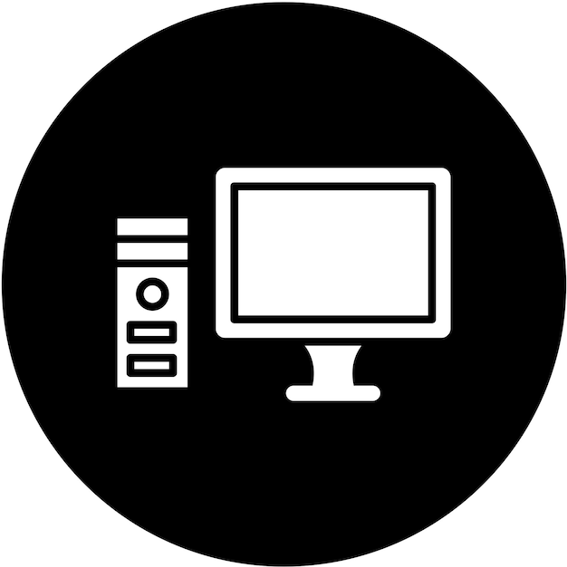 vector design computer icon style