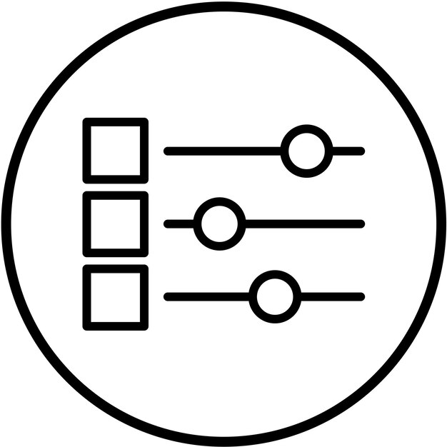 vector design configuration tools icon style