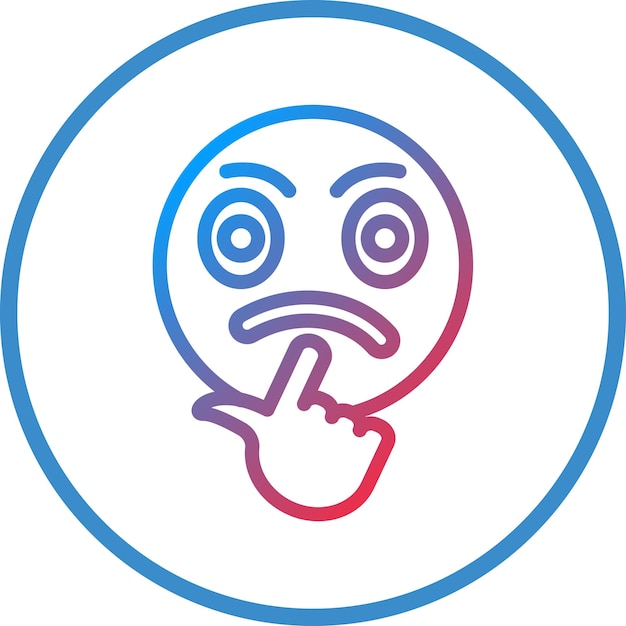 Vector Design Confusing Icon Style