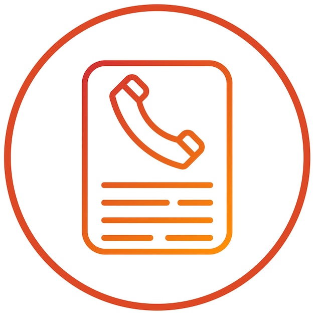 vector design contact form icon style