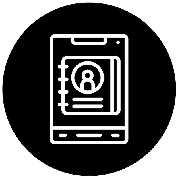 Vector Design Contactlist Icon Style