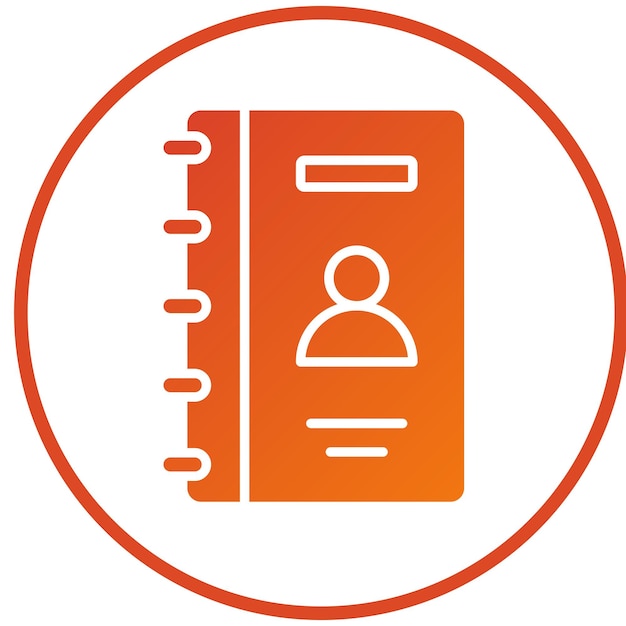 Vector Design Contacts Icon Style