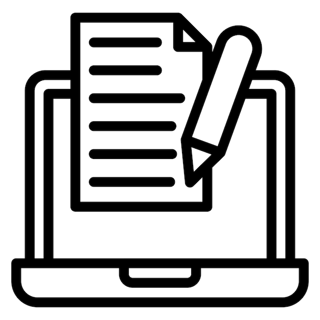 Vector Design Content Icon Style