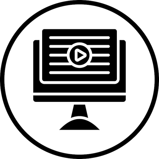 Vector Design Content Production Icon Style