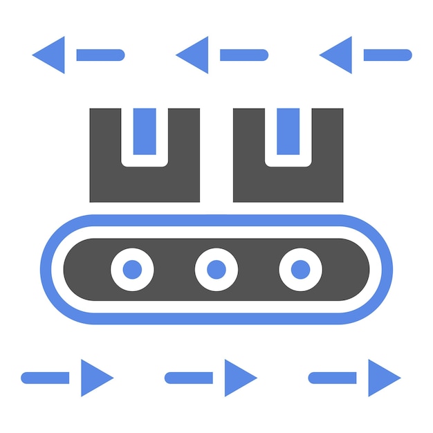 Vector Design Continuous Flow Icon Style