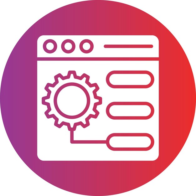 Vector Design Control Panel Icon Style