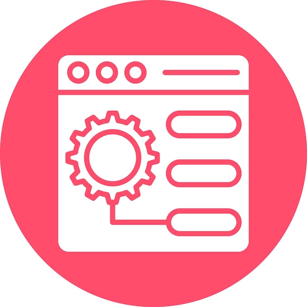 Vector Design Control Panel Icon Style