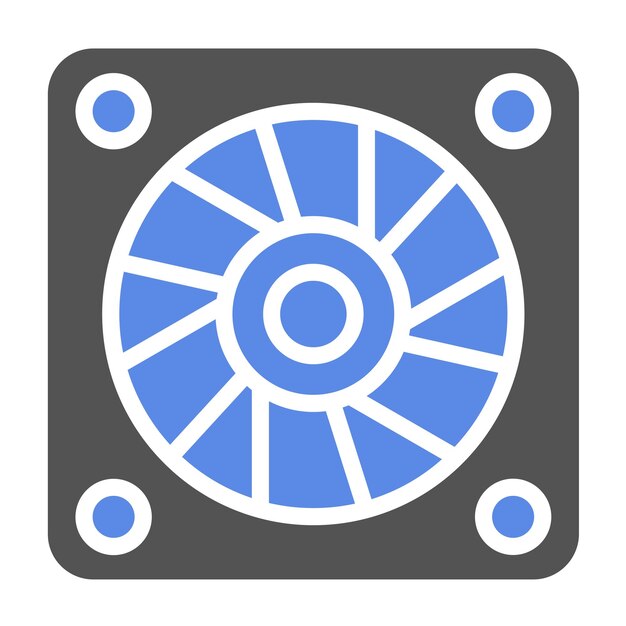 Vector Design Cooling System Icon Style
