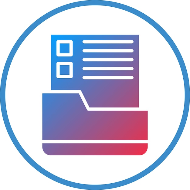 Vector Design Core Unit Icon Style
