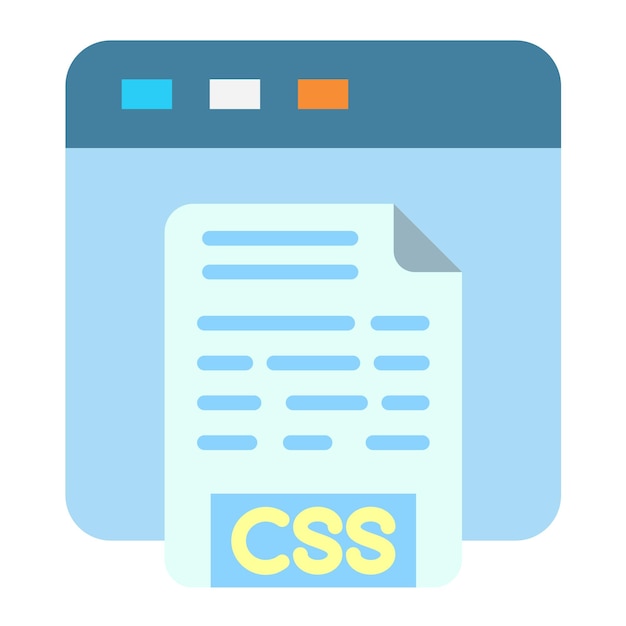 Vector Design CSS Code Icon Style
