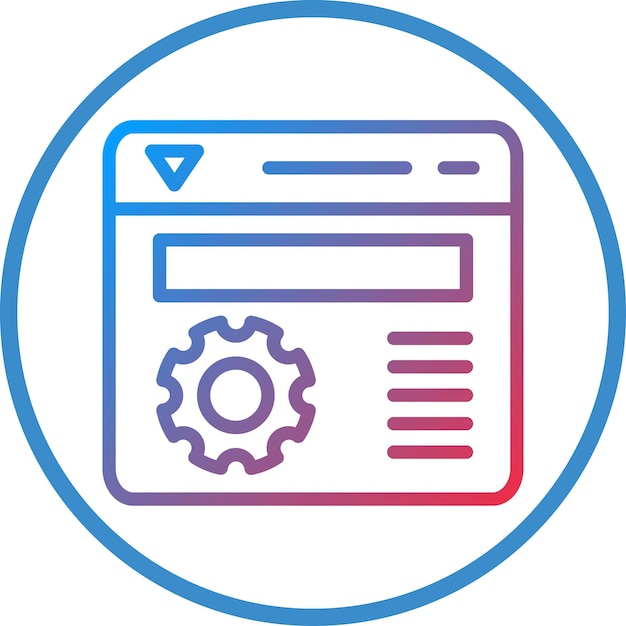 Vector Design Custom Features Icon Style