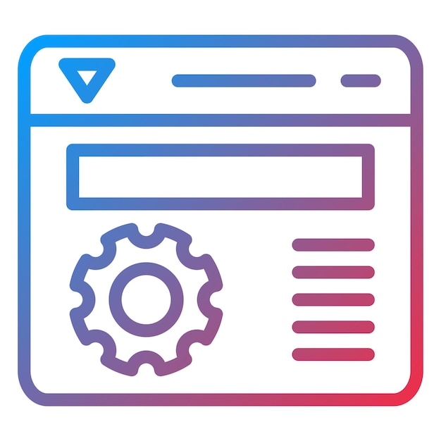 Vector Design Custom Features Icon Style