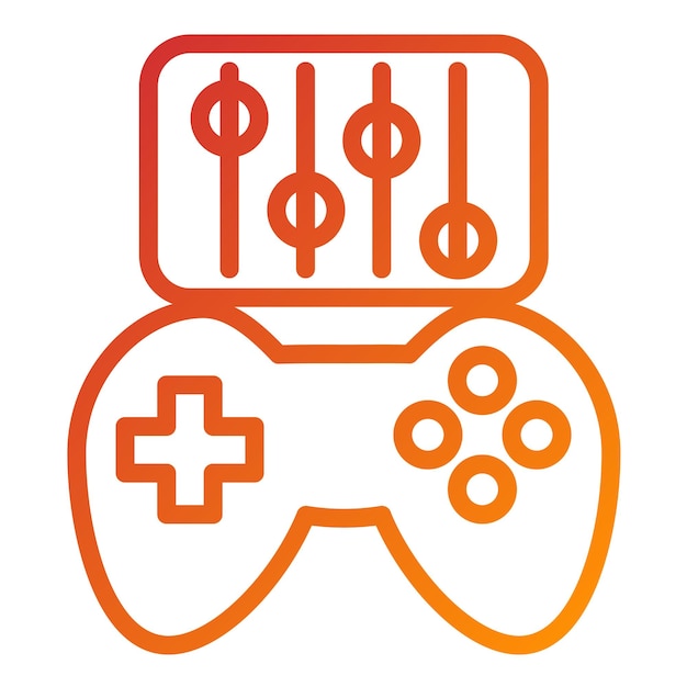 Vector Design Custom Level Icon Style