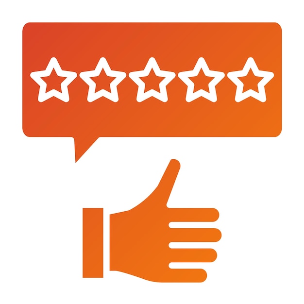 Vector Design Customer Feedback Icon Style