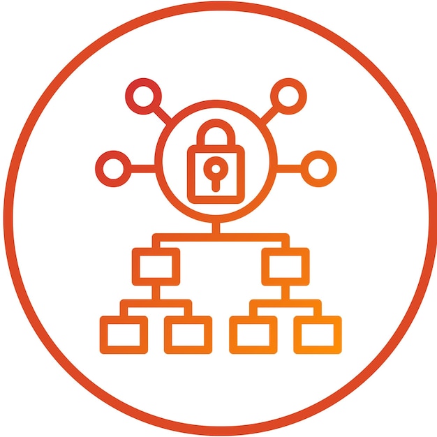 vector design cyber response plan icon style