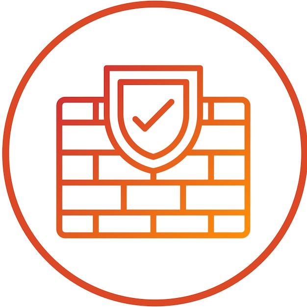 vector design cyberwall icon style