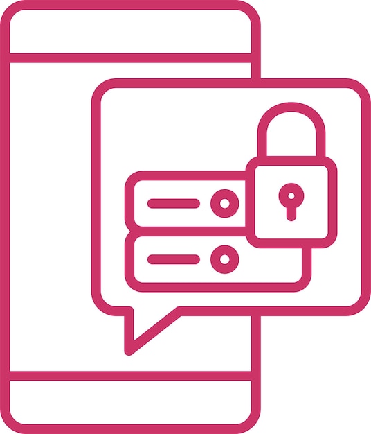 Vector Design Data Security Icon Style