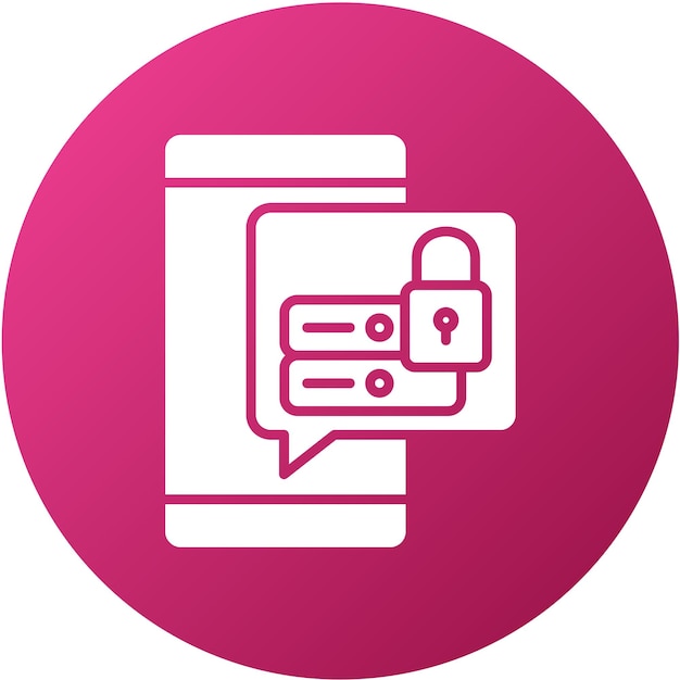 Vector Design Data Security Icon Style