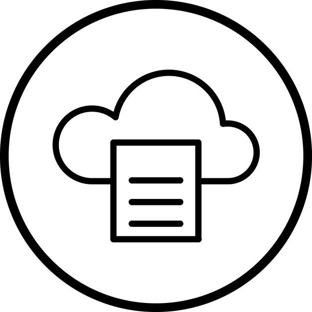 vector design data storage icon style