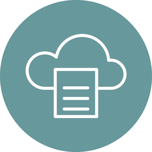 vector design data storage icon style
