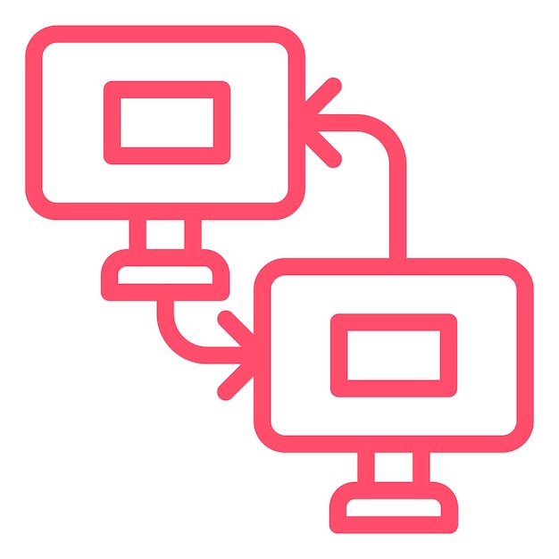 vector design data transfer icon style