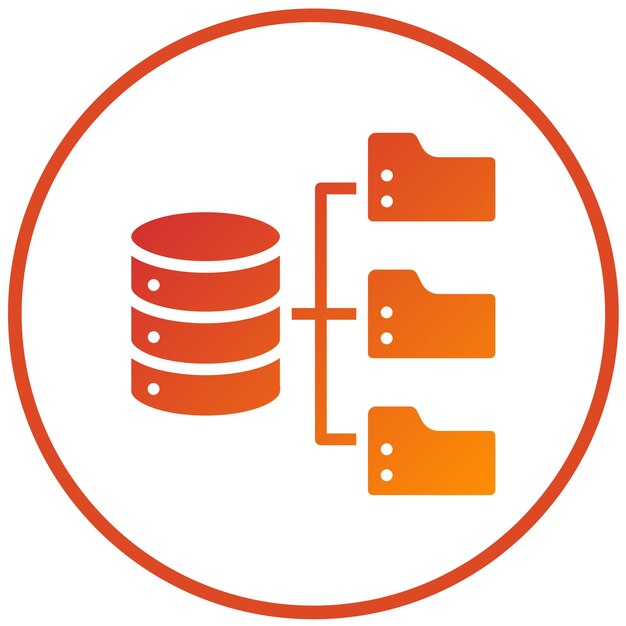 Vector Design Database Icon Style