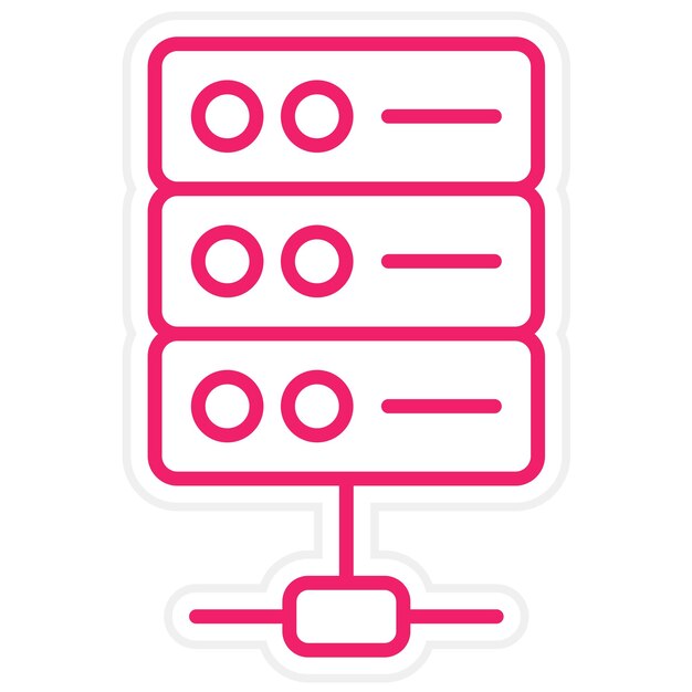 Vector Design Database Icon Style
