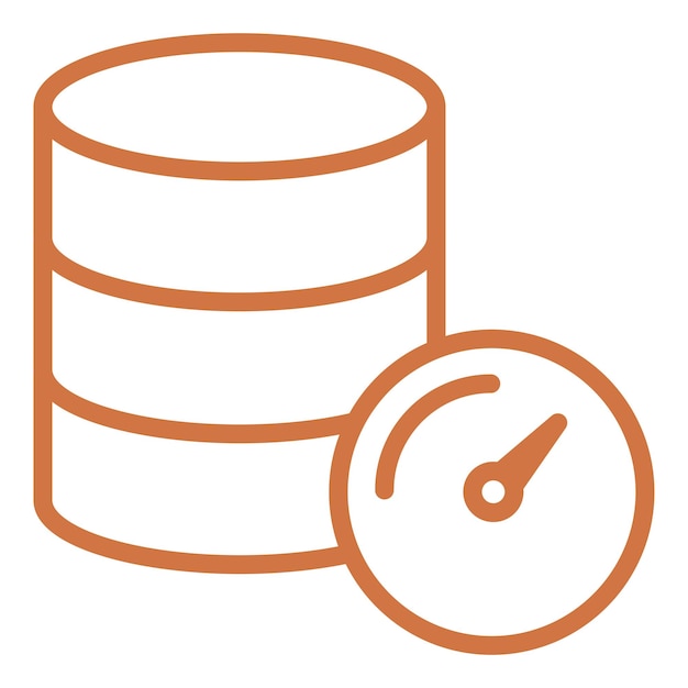 vector design database speed icon style