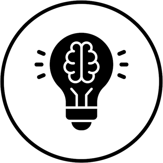 Vector Design Deep Learning Icon Style