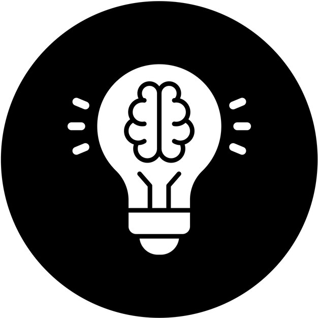 Vector Design Deep Learning Icon Style