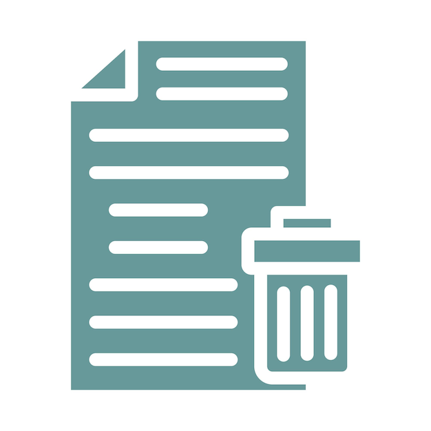 vector design delete archive icon style