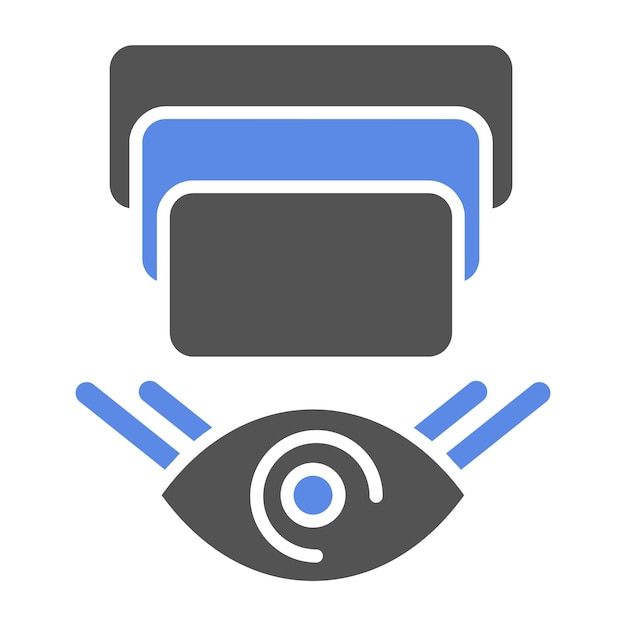 Vector Design Depth Perception Icon Style