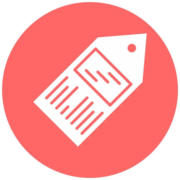 vector design description tag icon style