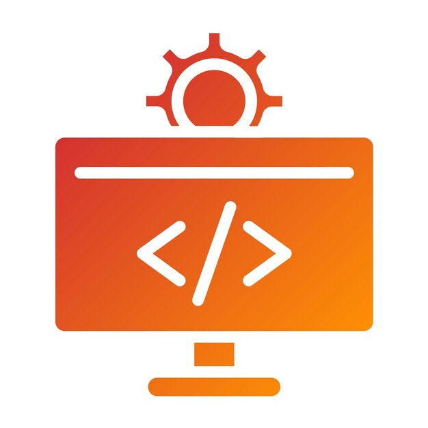 vector design development icon style
