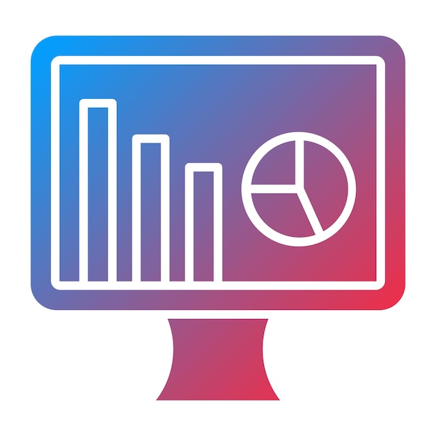 Vector Design Digital Analysis Icon Style