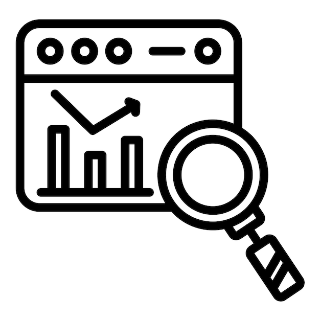 Vector Design Digital Analysis Icon Style