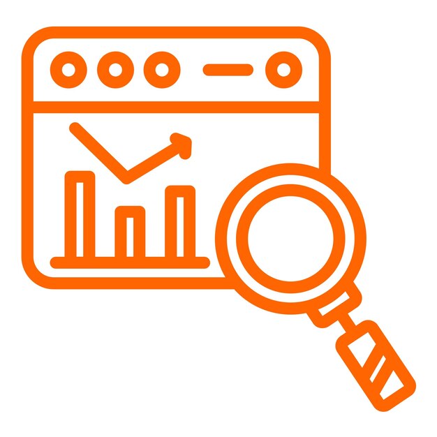 Vector Design Digital Analysis Icon Style