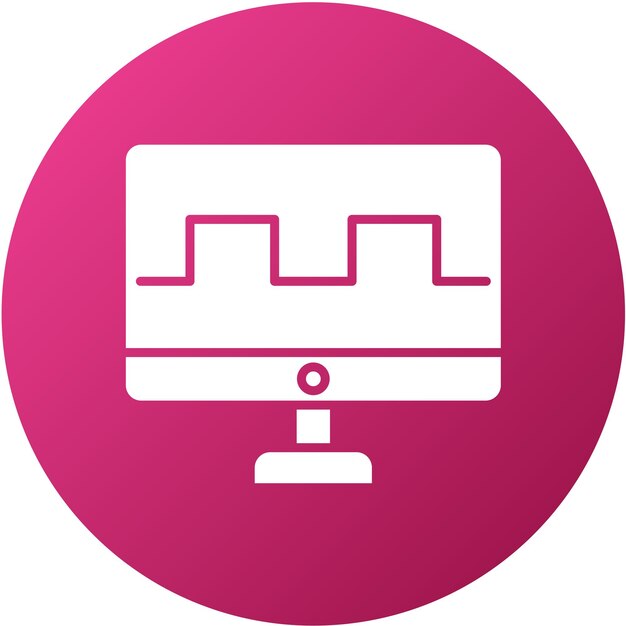 Vector Design Digital Television Icon Style