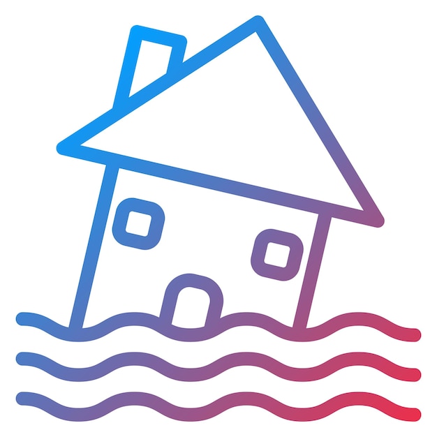 Vector Design Disaster Icon Style