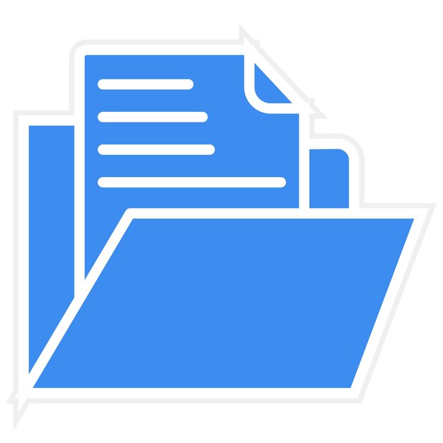 Vector Design Document Icon Style