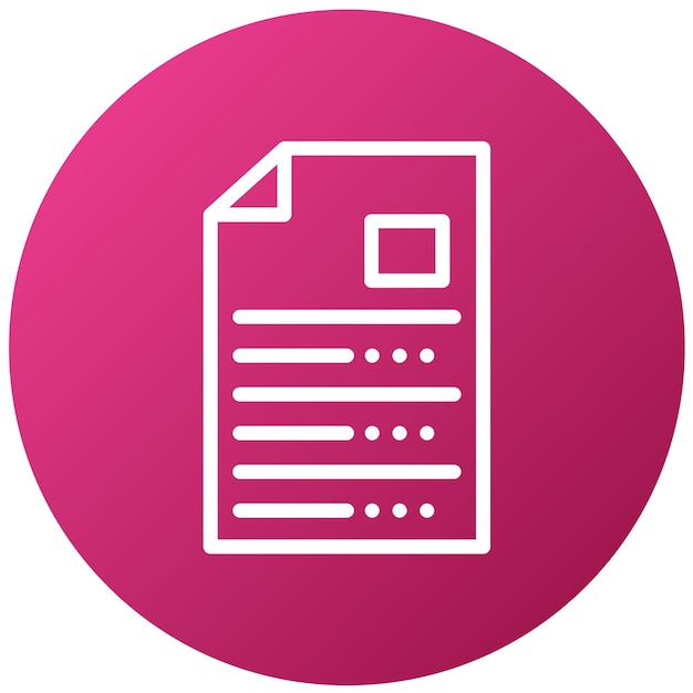vector design document icon style